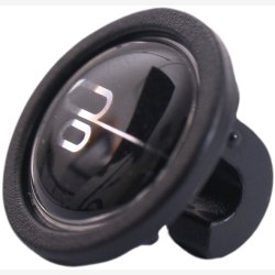 Plast monteringsclips til Gazelle skrm - sort