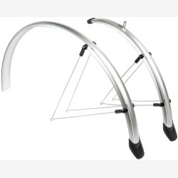 Skrmst Eurofender Rapido 28" x 46 mm - slv