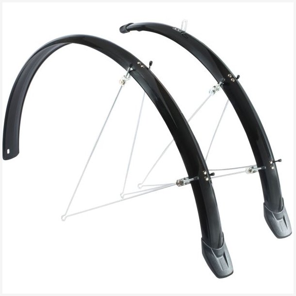 Skrmst Eurofender Elegance 28" x 46 mm - sort