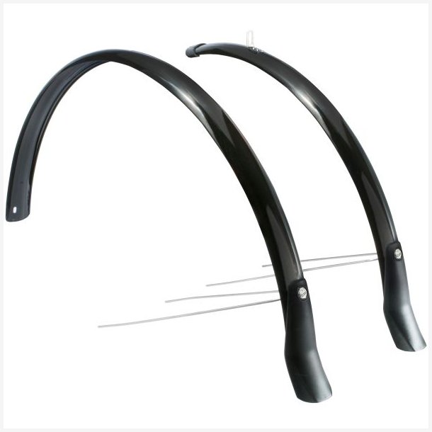 Skrmst Eurofender Snello 28" x 51 mm - sort