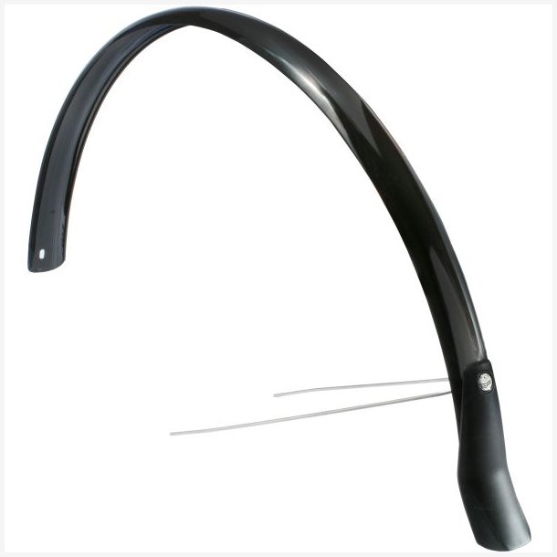 Bagskrm Eurofender Snello 28" x 46 mm - sort