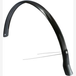 Bagskrm Eurofender Snello 28" x 46 mm - sort