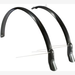 Skrmst Eurofender Scatto 28" x 51 mm - sort