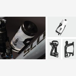 Flaskeholder Polisport Side Cage - hvid