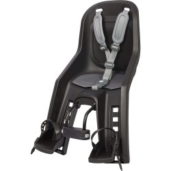 Cykelstol foran Polisport Bubbly Mini Evo - sort / mrkegr