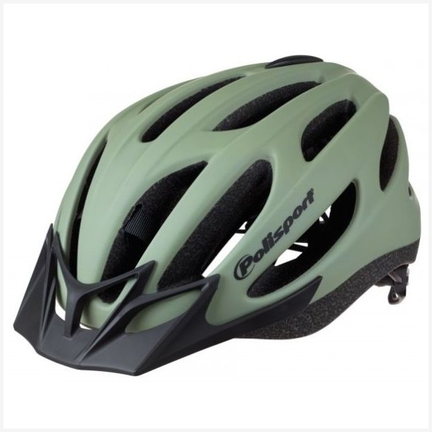 Cykelhjelm Polisport Sport-Flow Medium 55-57 cm - matgr�n