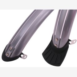 Cykelskrm st 28" 50mm plastik - slv