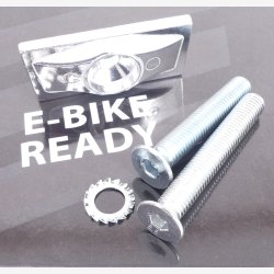 Sttteben dobbelt 28" Edge Double 2-bens 30cm aluminium - sort