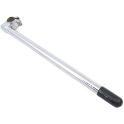 Styrstamme Kalloy 22,2 / 400 / 25,4 mm  - krom