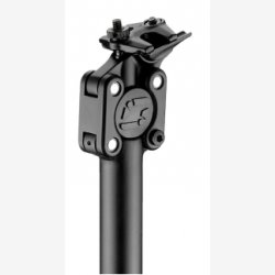 Affjedret sadelpind Satori Beatbox 27,2 mm / 350 mm - mat sort