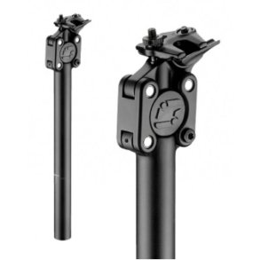 Affjedret sadelpind Satori Beatbox �27,2 mm / 350 mm - mat sort