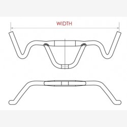 Styr MTB Satori Firebird 31.8mm / 440mm - matt black