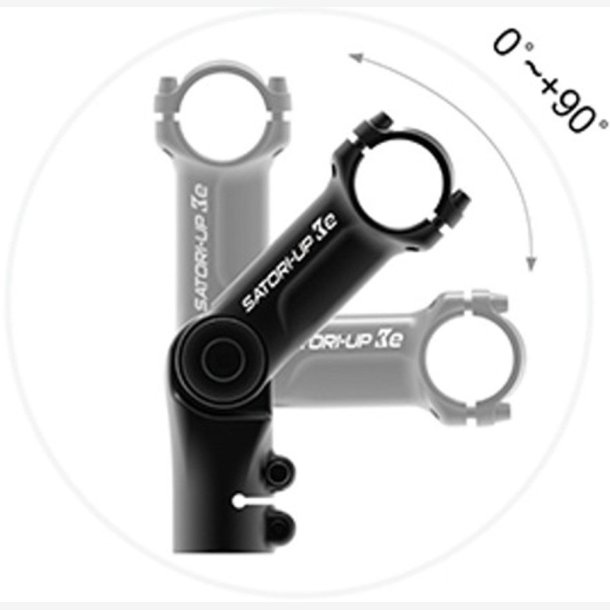 Handle stem Satori UP2+ adjustable 31.8/110mm - matt black