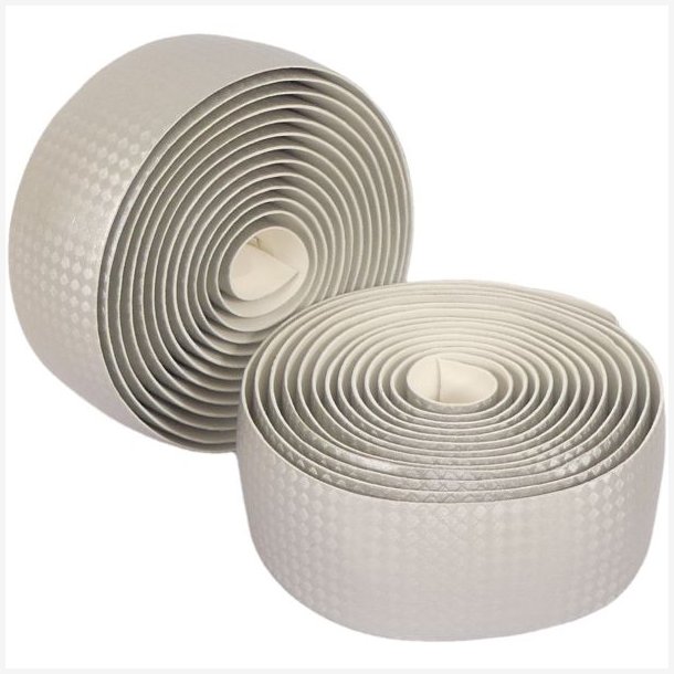 Styrtape Edge carbon - s�lvgr� (2 stk. i en �ske)