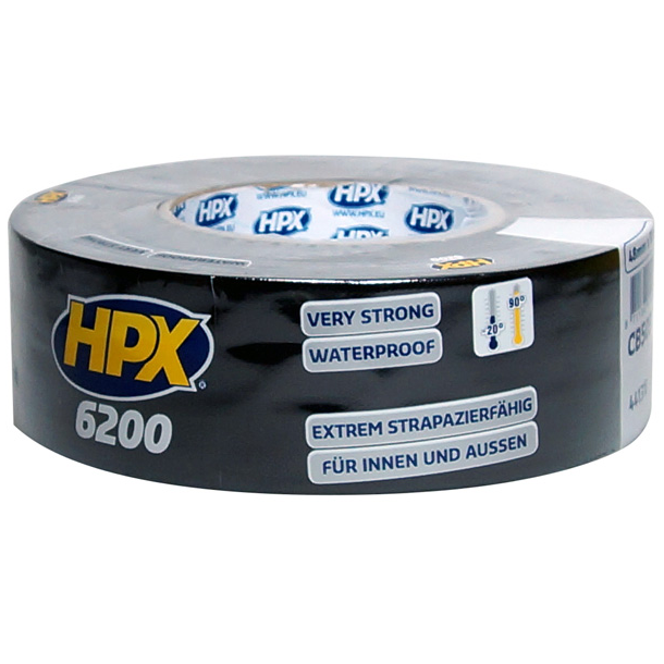 Gaffatape HPX 48mm sort