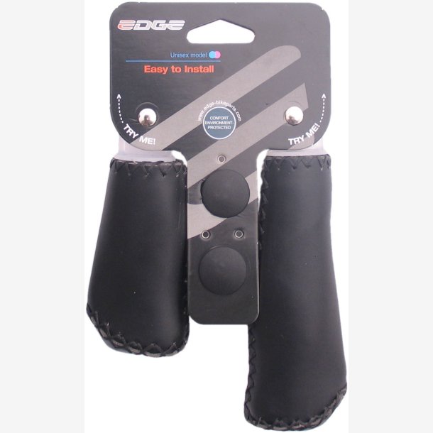 H�ndtag greb Set Edge KS-G201 135/92mm Black Leather (blister)