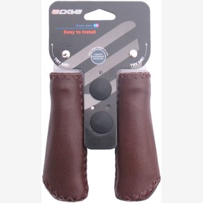 H�ndtag greb Set Edge 2x130mm Brown Leather (blister)