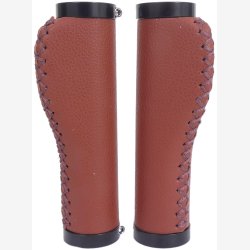 Hndtag Grip Set Edge Leather Inckkring - Camel Brown- 135/135mm 