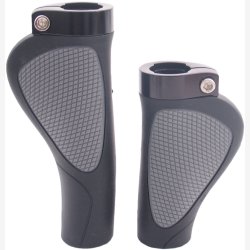 Hndtag greb Set Edge ErgoCity Plus with Lockring 136/92mm - black / grey