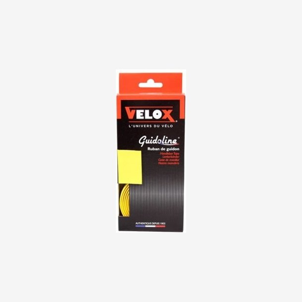 Styr tape Velox Guidoline Cork 2.5 x 30mm 1.75m - yellow (2 pieces in a box)