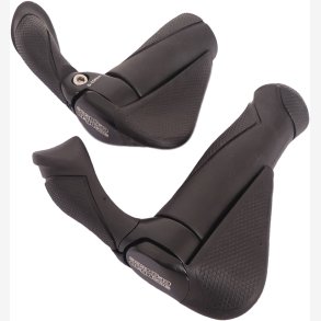 H�ndtag greb Set Ergotec MF2 kraton / aluminum 130 + 87 mm - black