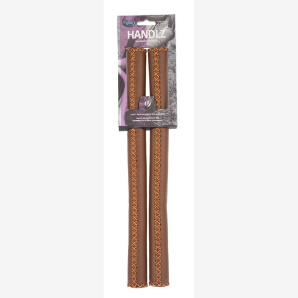 Hndtag greb set Velo 400mm/ 20mm - brown leather