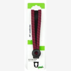 Bagagebrerstrop Trio Widek Eye 24/12mm med sorte stlplader - bordeaux/sort