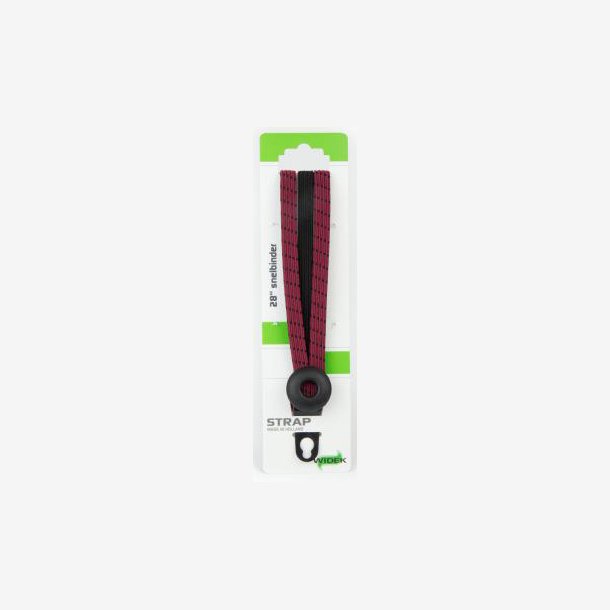 Bagagebrerstrop Trio Widek Eye 12/12mm med sorte stlplader - bordeaux/sort