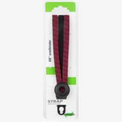 Bagagebrerstrop Trio Widek Eye 12/12mm med sorte stlplader - bordeaux/sort