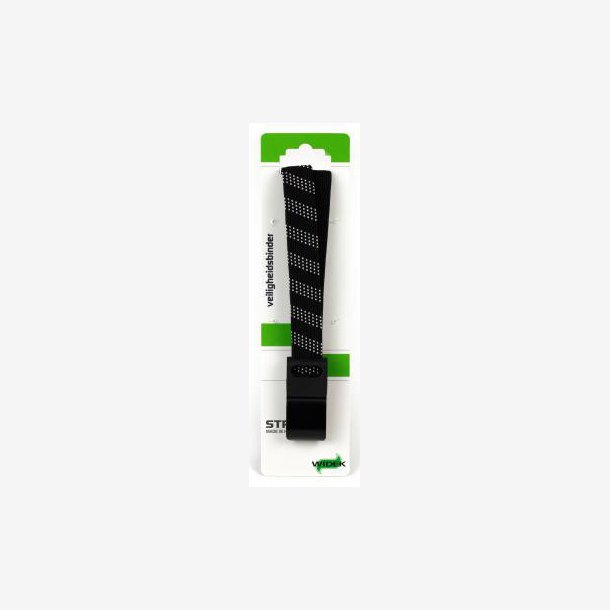 SUV Sikkerhedsbagagebrerrem Widek 24mm med sort stlkrog - slv/sort