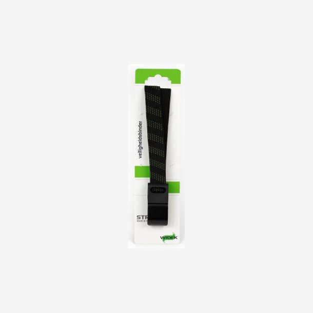 SUV Sikkerhedsbagagebrerrem Widek 24mm med sort stlkrog - olivengrn/sort
