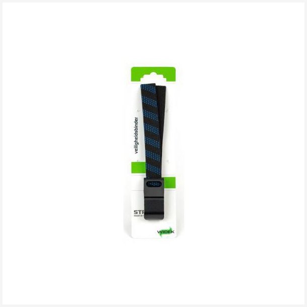 SUV Sikkerhedsbagagebrerrem Widek 24mm med sort stlkrog - sort/bl