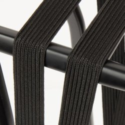 SUV Sikkerhedsbagagebrerrem Widek 24mm med sort stlkrog - sort/sort