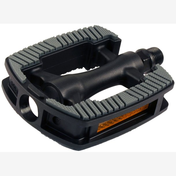 Pedaler Marwi SP-820 med PP krop - skridsikker - sort (vrkstedsemballage)