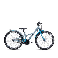 S'COOL XXlite 24" 7-gear brnecykel i aluminium med fodbremse - gr