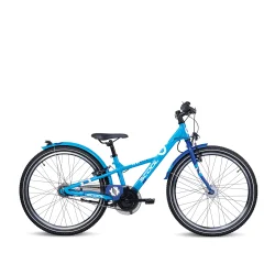 S'COOL XXlite 24" 7-gear brnecykel i aluminium med fodbremse - bl