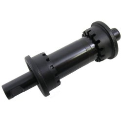 Krankboks Sunrace 136mm /35 med split - Sort