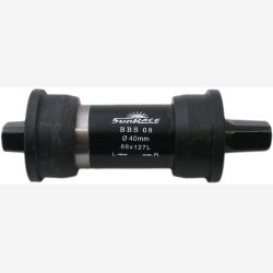 Krankboks Sunrace 127mm/�40 - uden split - Sort