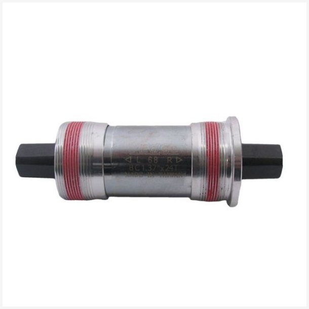 Firkantet krankboks 119mm Edge BSA 68mm med aluminiumskopper - Slv