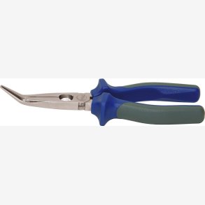 Long-nose pliers Cyclus 45&deg; bent - with 200mm multicomponent grips