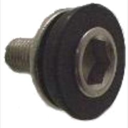 Krankbolt unbrako Bofix til Shimano firkantaksel (12 stk.) - sort