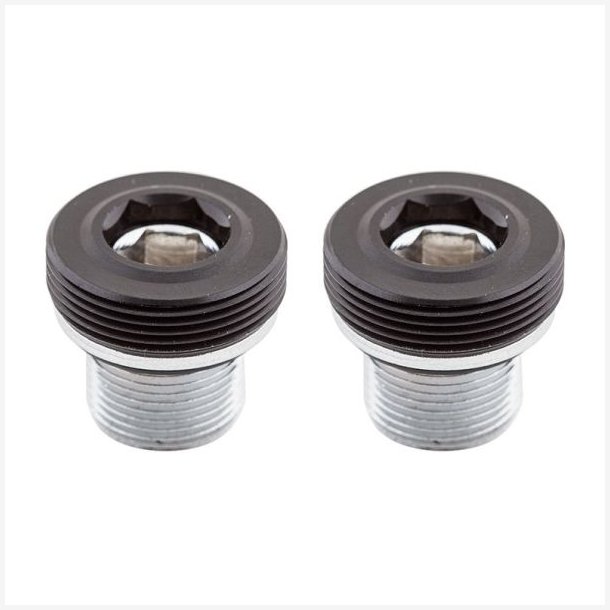 Krankbolt Sunrace ISIS M12 (2 stk.) - Sort/Slv