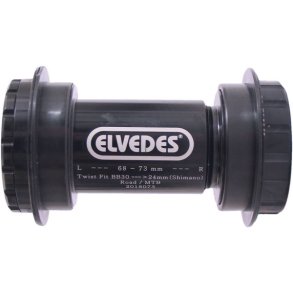 Krankboks Elvedes Twist fit BB30 Shimano 68-73mm plastik/st�l
