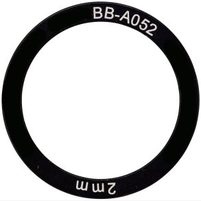 Aluminium bottom bracket spacer Elvedes 38 x 30 x 2.0 mm (6 pieces)