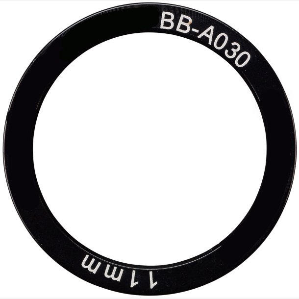 Aluminium bottom bracket spacer Elvedes 38 x 30 x 11.0 mm (2 pieces)