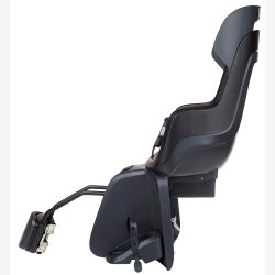 Barnesde bag Bobike Go Maxi RS med stelmontering (FF) og soveposition - urban sort