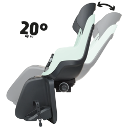 Barnesde bag Bobike Go Maxi RS med stelmontering (FF) og soveposition - pebermynte