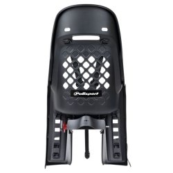 Polisport Joy barnestol Black Series med beslag til bagageb�rer