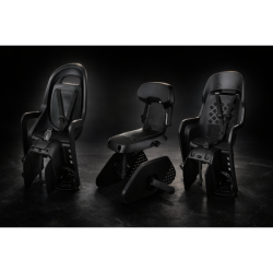 Polisport Joy barnestol Black Series med beslag til bagageb�rer