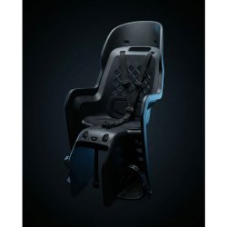 Polisport Joy barnestol Black Series med beslag til bagageb�rer